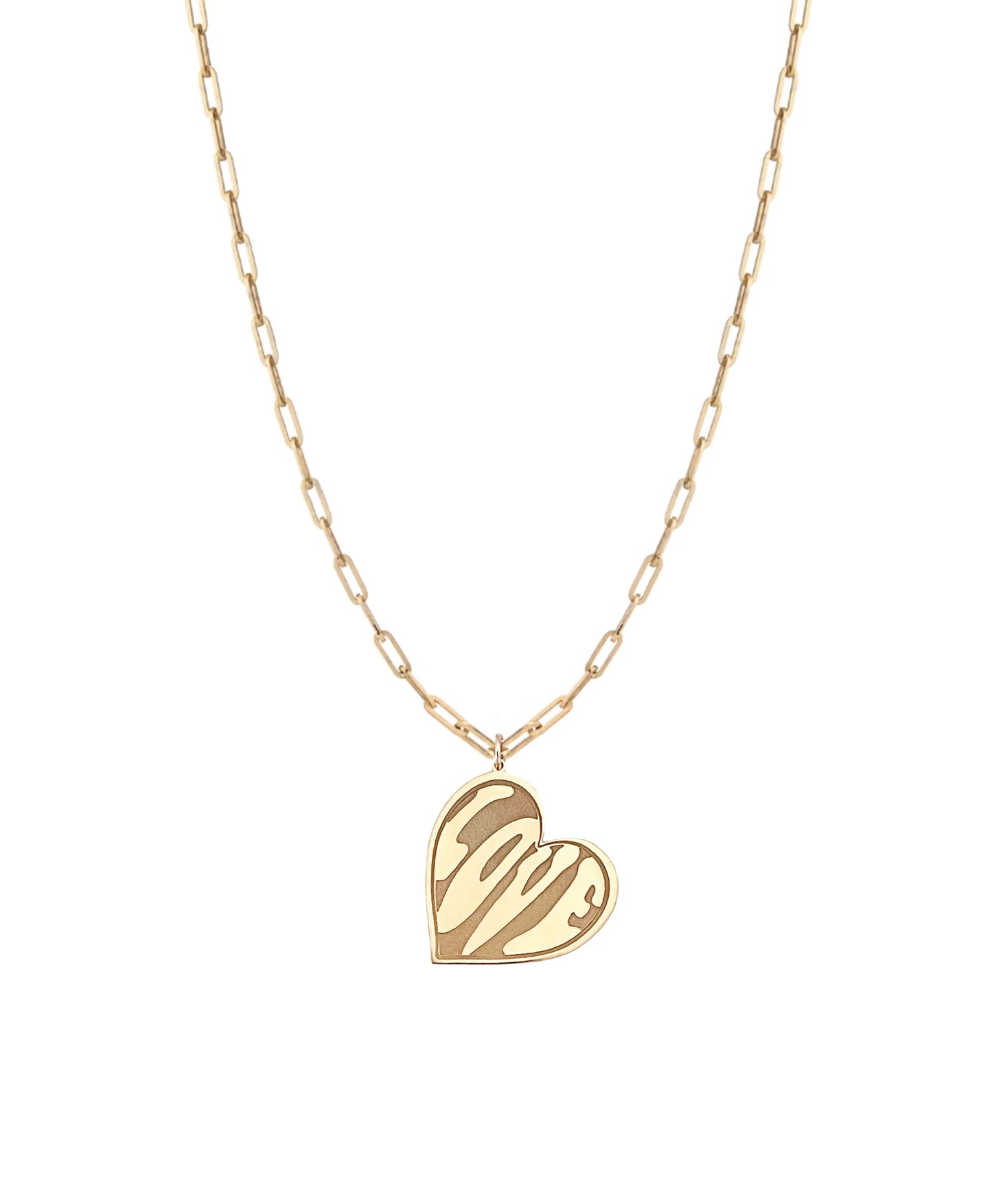 ‚ÄúLOVE‚Äù Heart Medallion 30‚Äù Necklace¬† Susan Blake Jewelry