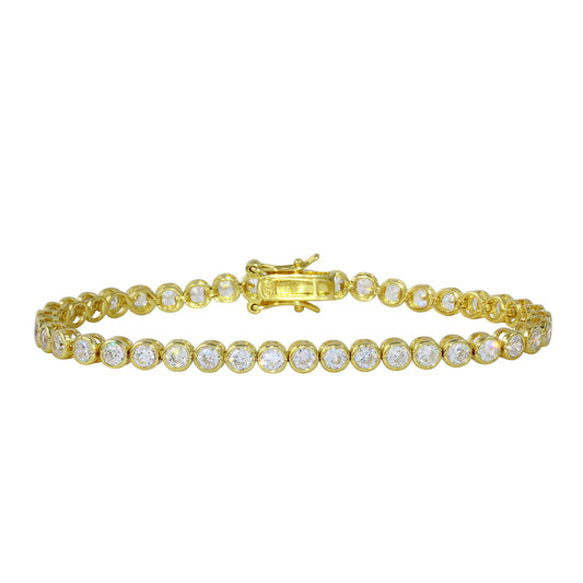 Cz Bezel Set Tennis bracelet¬† Susan Blake Jewelry