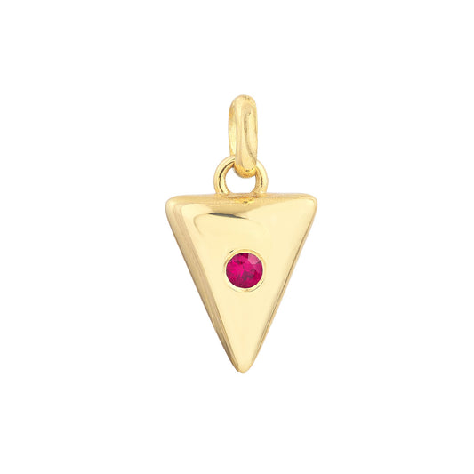 Ruby Arrow Pendant