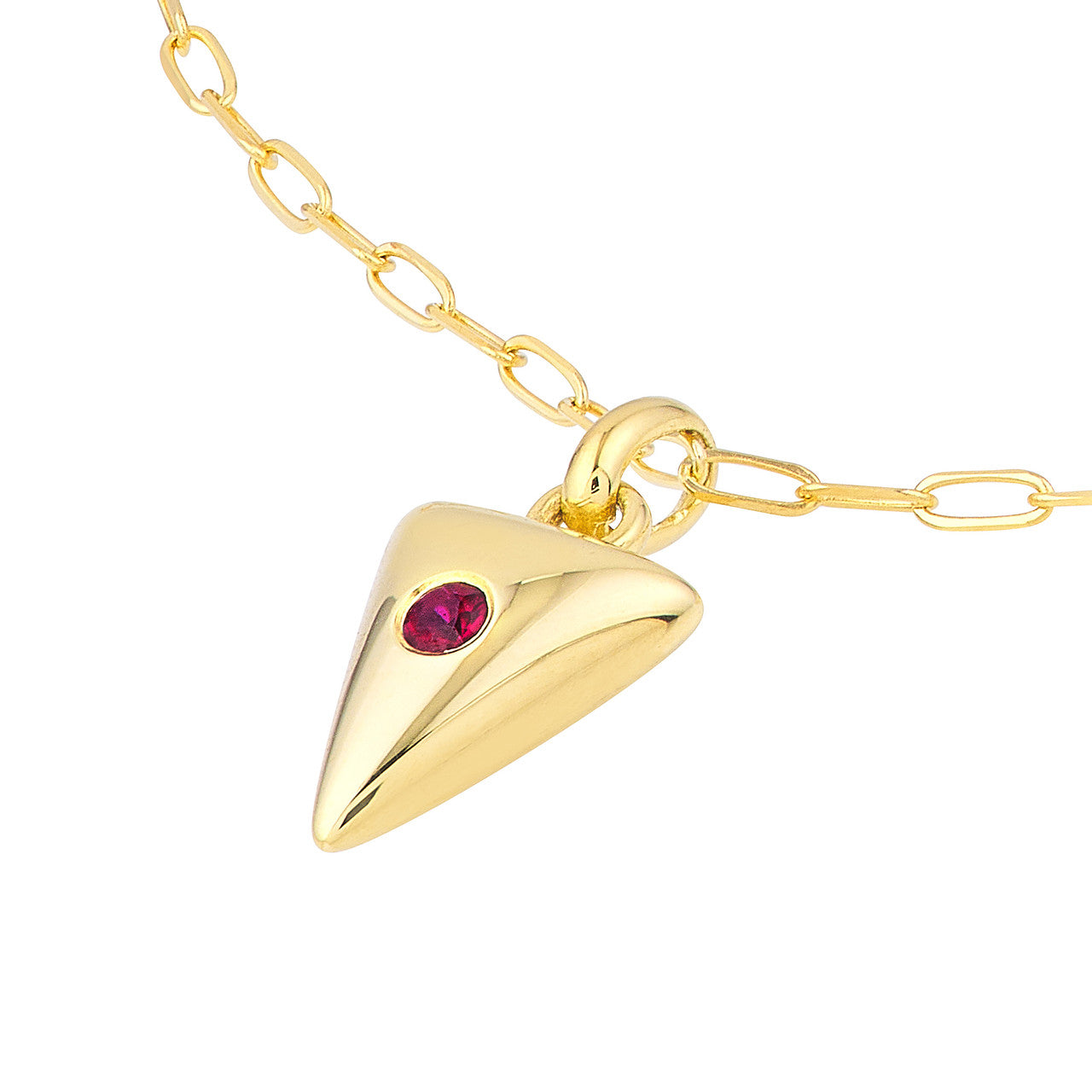 Ruby Arrow Pendant