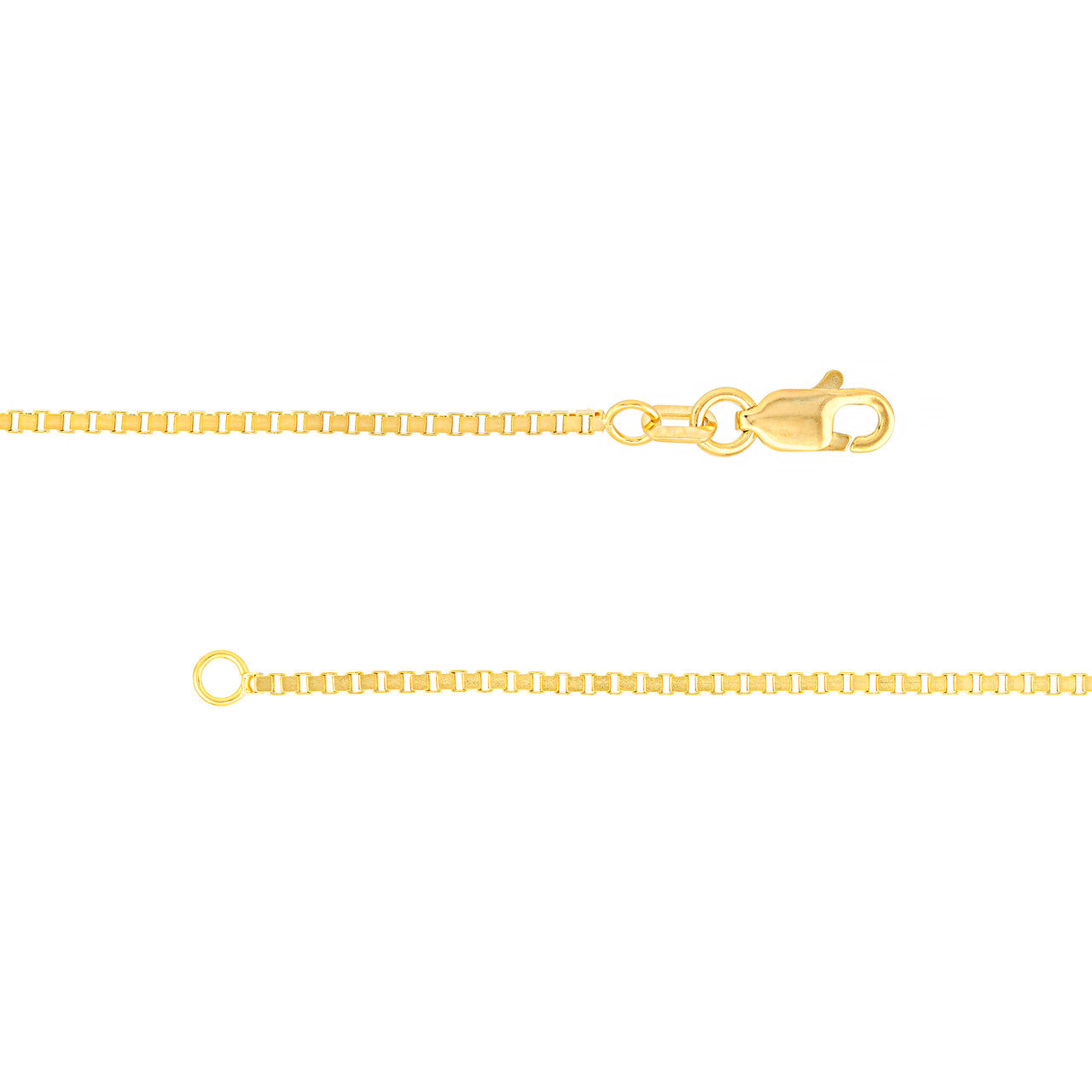 1.2mm Box Chain with Lobster Lock 30in