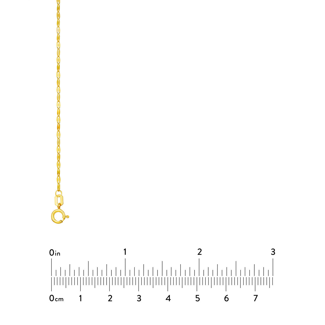 1.45mm Hammered Forzentina Chain