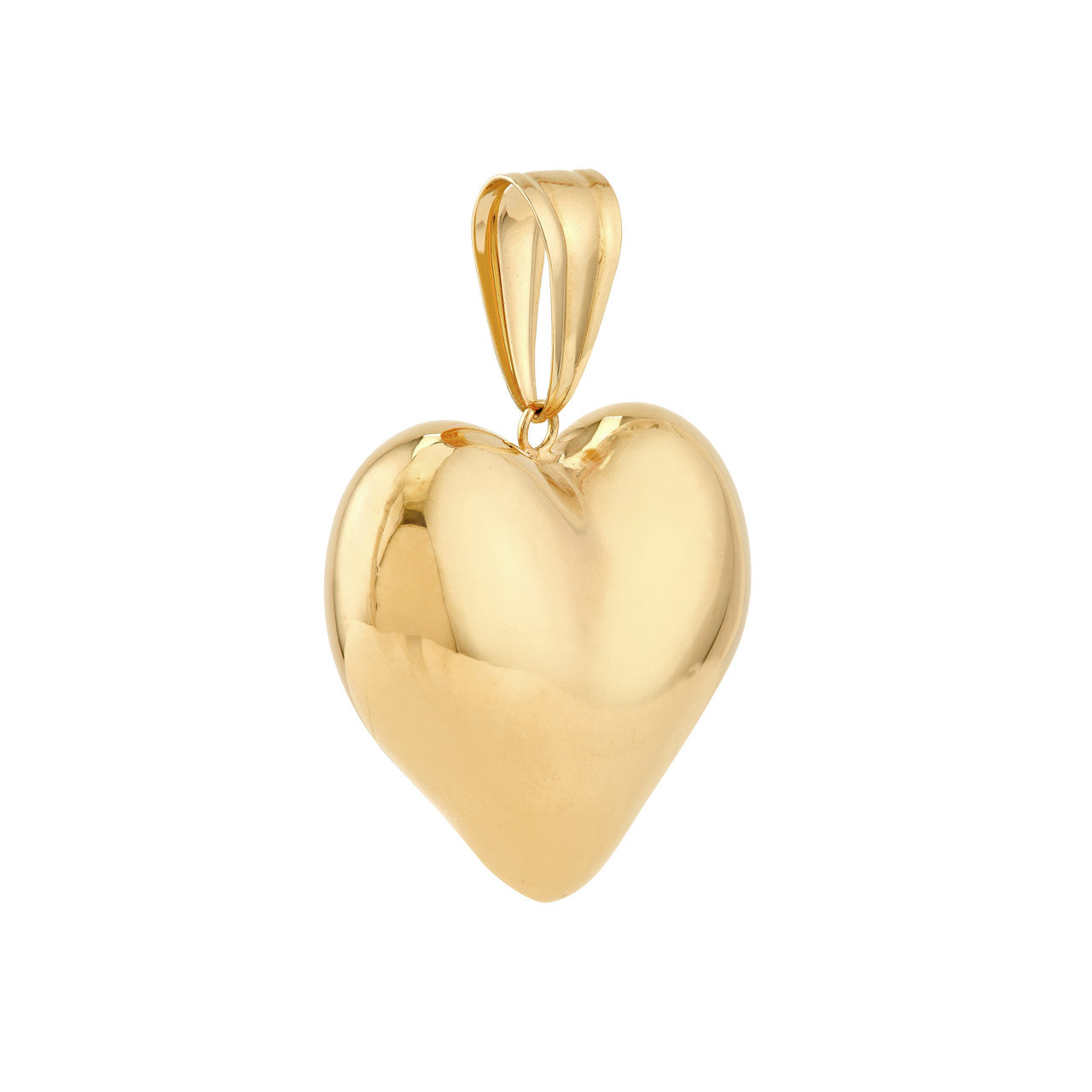 Large Puffed Heart Pendant