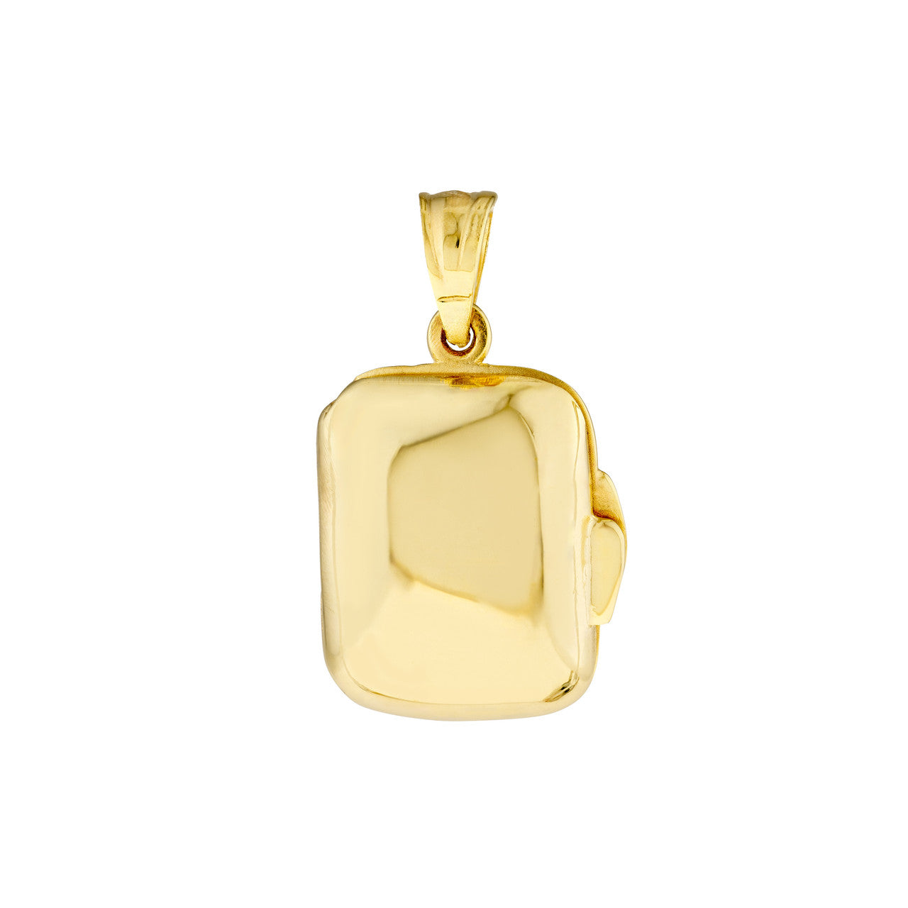 14K Yellow Gold Rectangle Locket  Susan Blake Jewelry