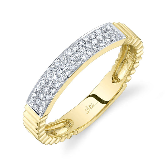 14K Yellow Gold Diamond Lady's Band  Susan Blake Jewelry