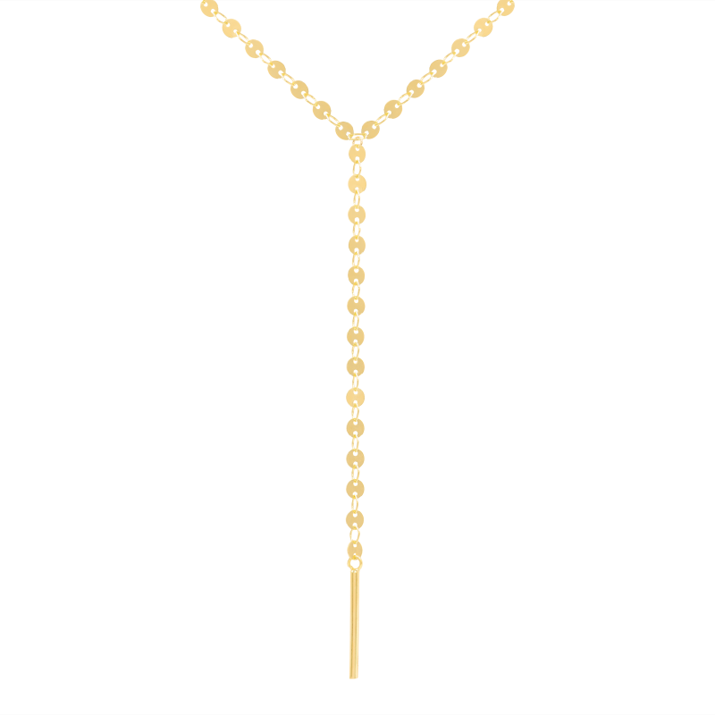 Gold Plated Lariat Y Necklace¬† Susan Blake Jewelry